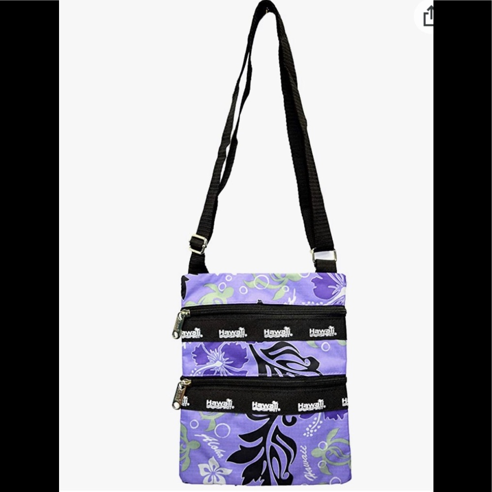 NWT Hawaiian Print 8888 Cross body Bag